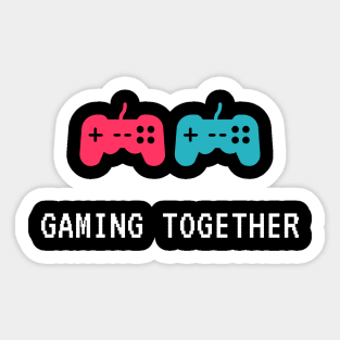 Gaming Together Sticker